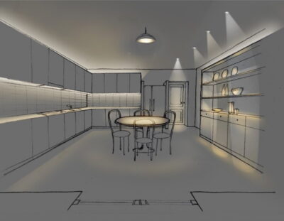 La giusta illuminazione della cucina rende tutto più buono!