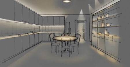 La giusta illuminazione della cucina rende tutto più buono!