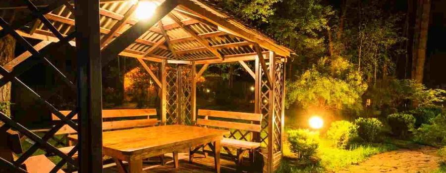 Luci per gazebo come scegliere le lampade giuste