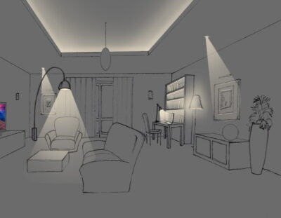 L'importanza dell'illuminazione del soggiorno!