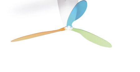 Luceplan Blow: ventilatore multifunzione con telecomando